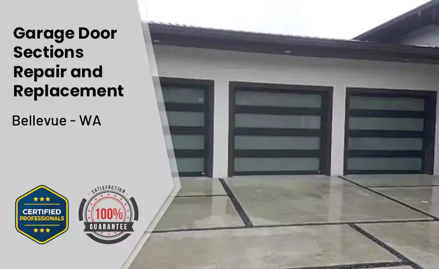 Garage Door Sections Repair and Replacement Bellevue - WA 