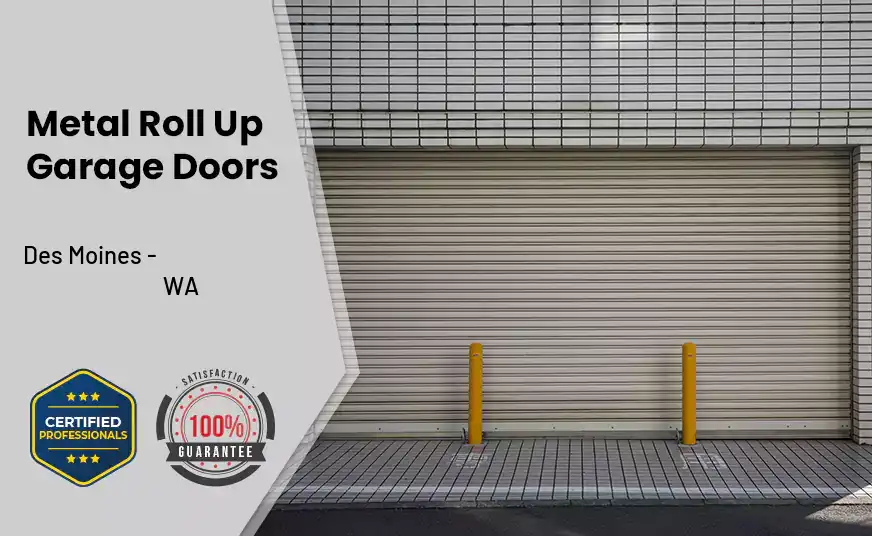 Metal Roll Up Garage Doors Des Moines - WA 