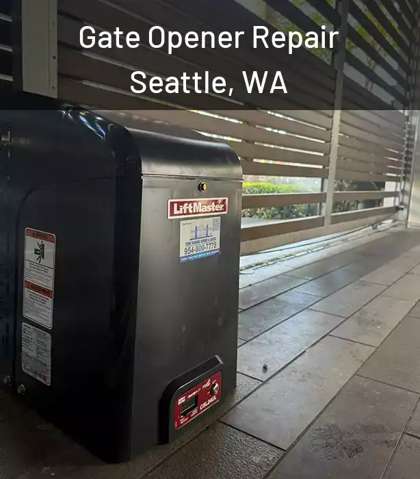  Gate Opener Repair Seattle, WA
