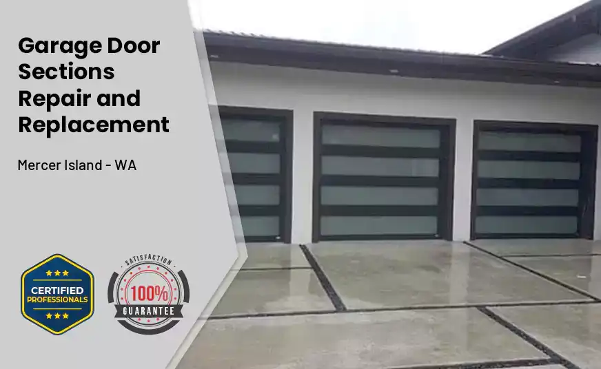 Garage Door Sections Repair and Replacement Mercer Island - WA 