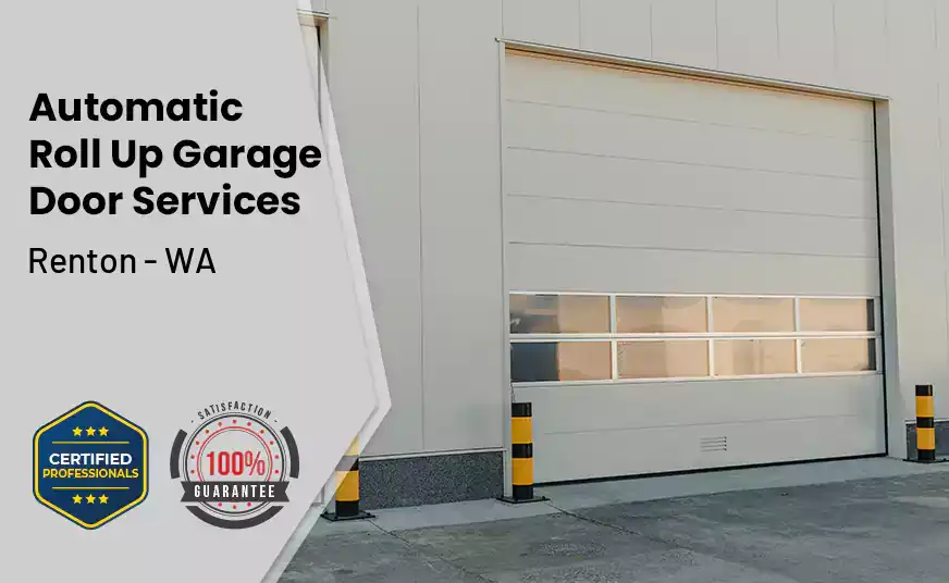Automatic Roll Up Garage Door Renton - WA 