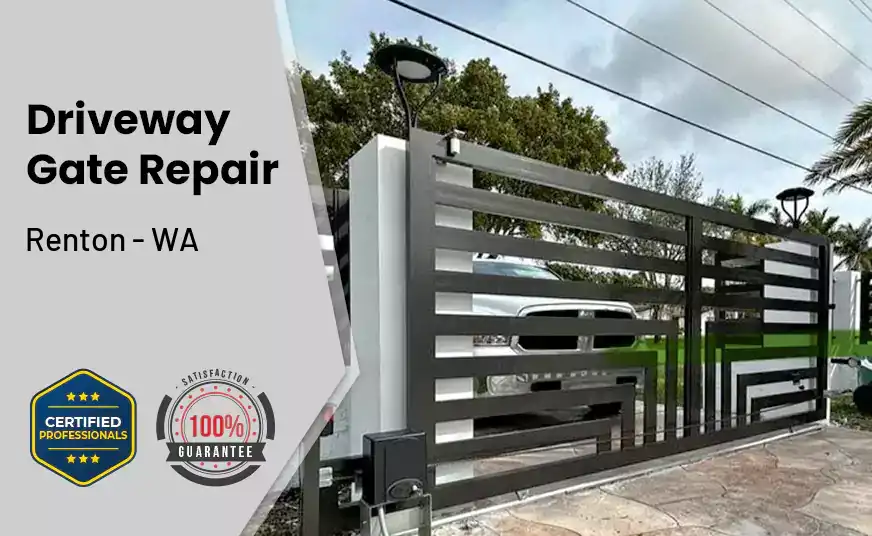 Driveway Gate Repair Renton - WA 