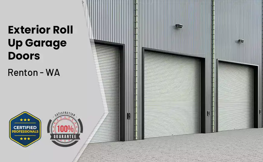 Exterior Roll Up Garage Doors Renton - WA 