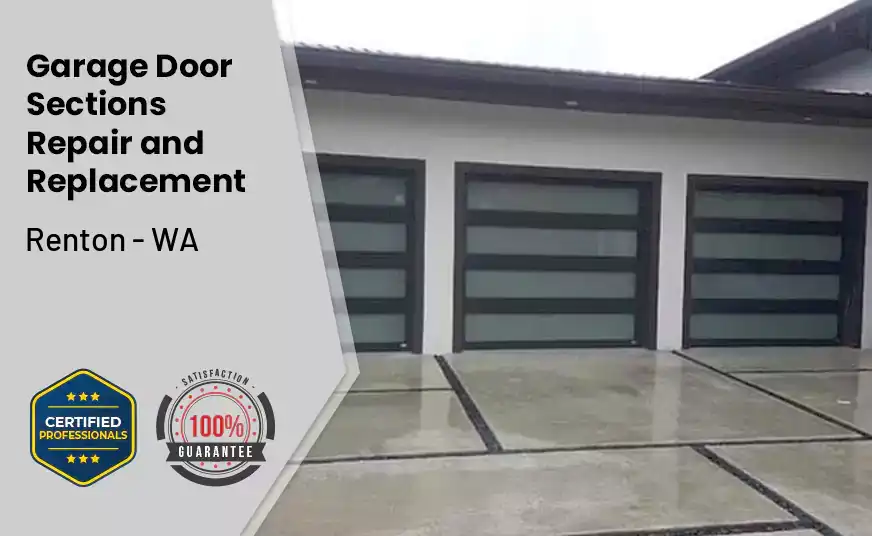 Garage Door Sections Repair and Replacement Renton - WA 
