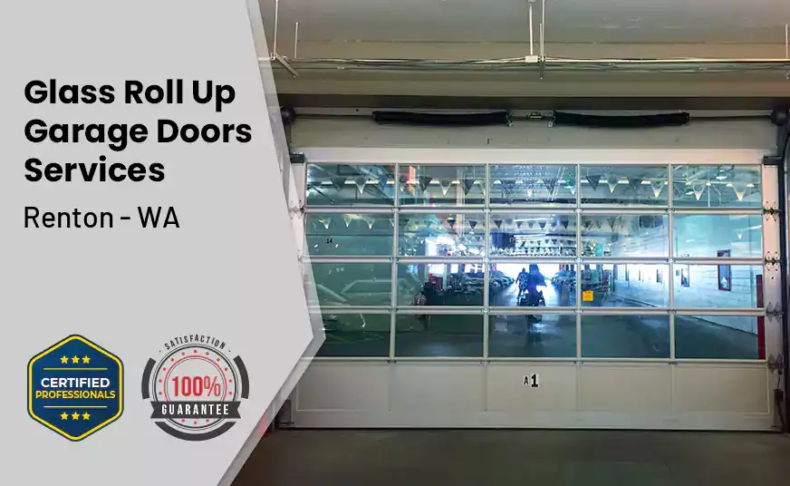 Glass Roll Up Garage Door Renton - WA 