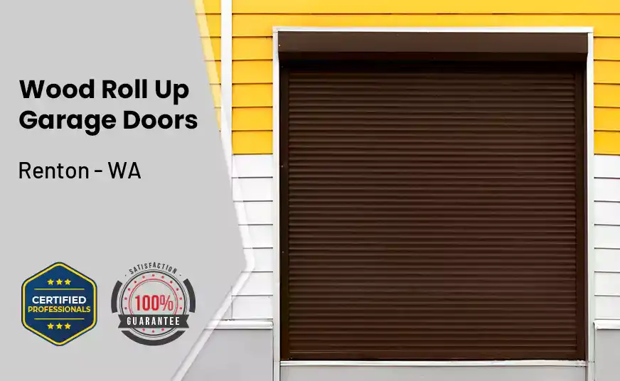 Wood Roll Up Garage Doors Renton - WA 