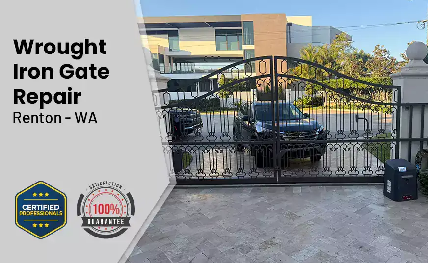  Wrought Iron Gate Repair Renton - WA 