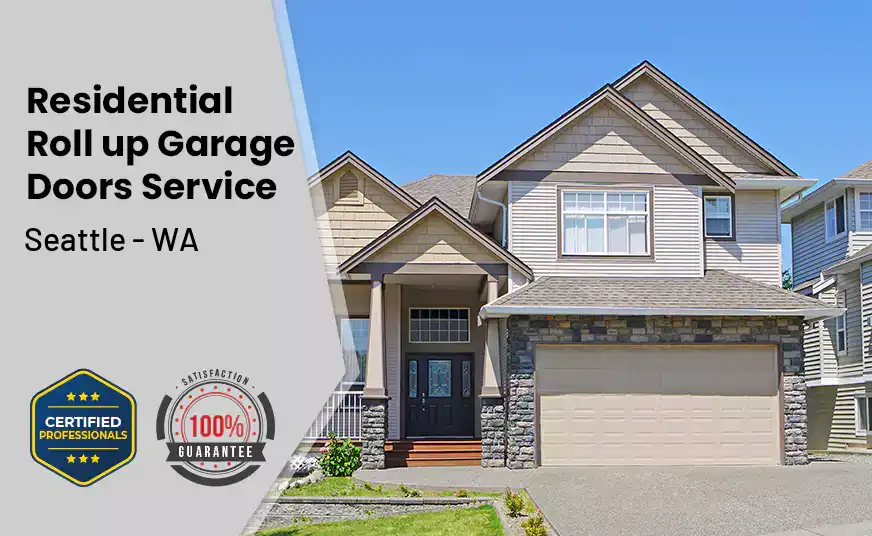 Residential Roll Up Garage Door Seattle - WA 