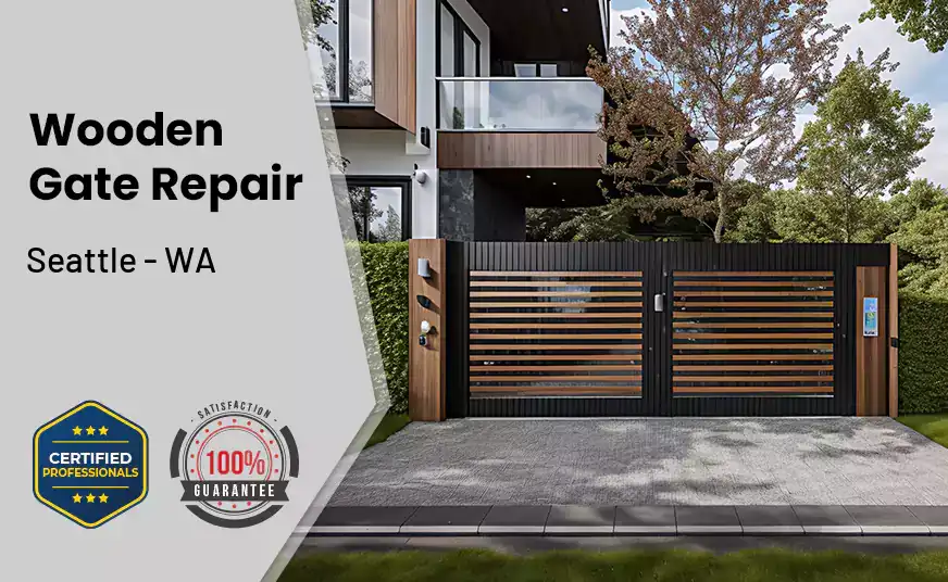 Wooden Gate Repair Seattle - WA 