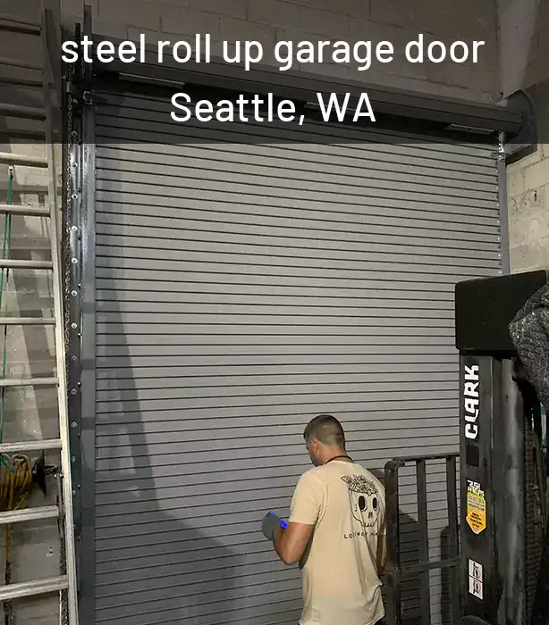  steel roll up garage door Seattle, WA