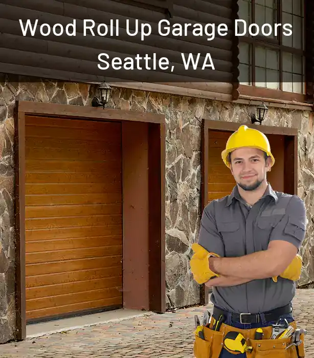  Wood Roll Up Garage Doors Seattle, WA