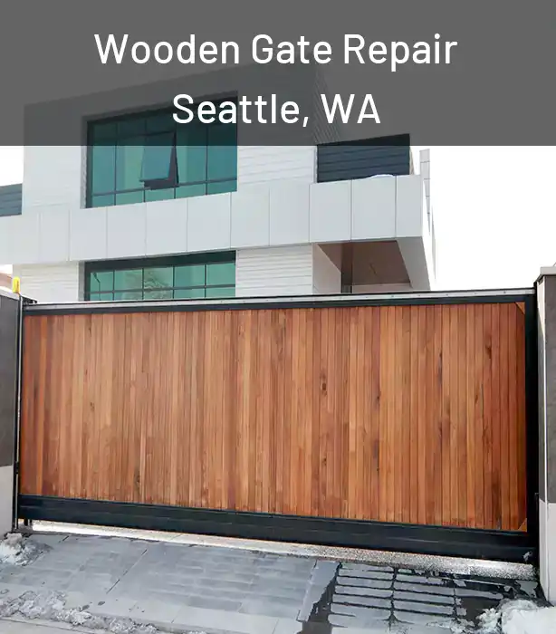  Wooden Gate Repair Seattle, WA