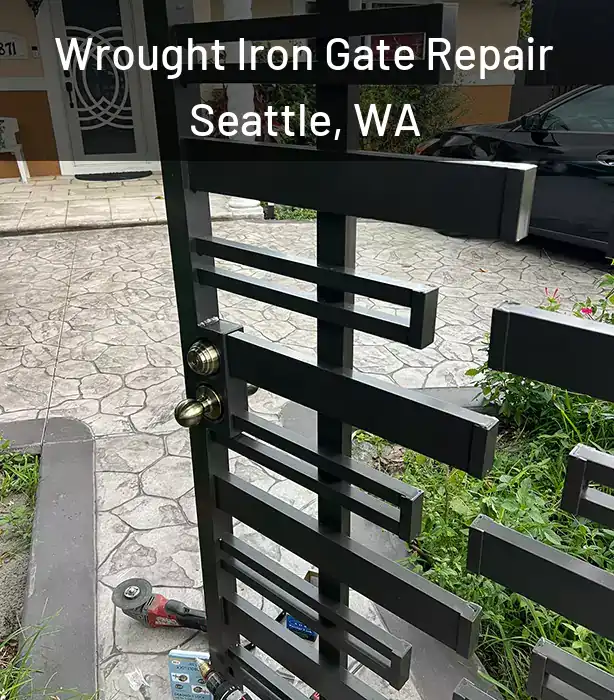  Wrought Iron Gate Repair Seattle, WA